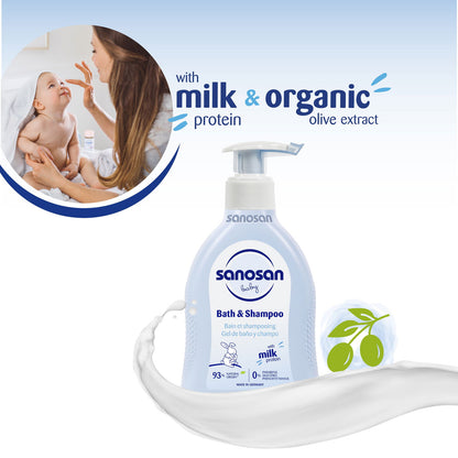 Sanosan Baby Bath and Shampoo - Sanosan Baby