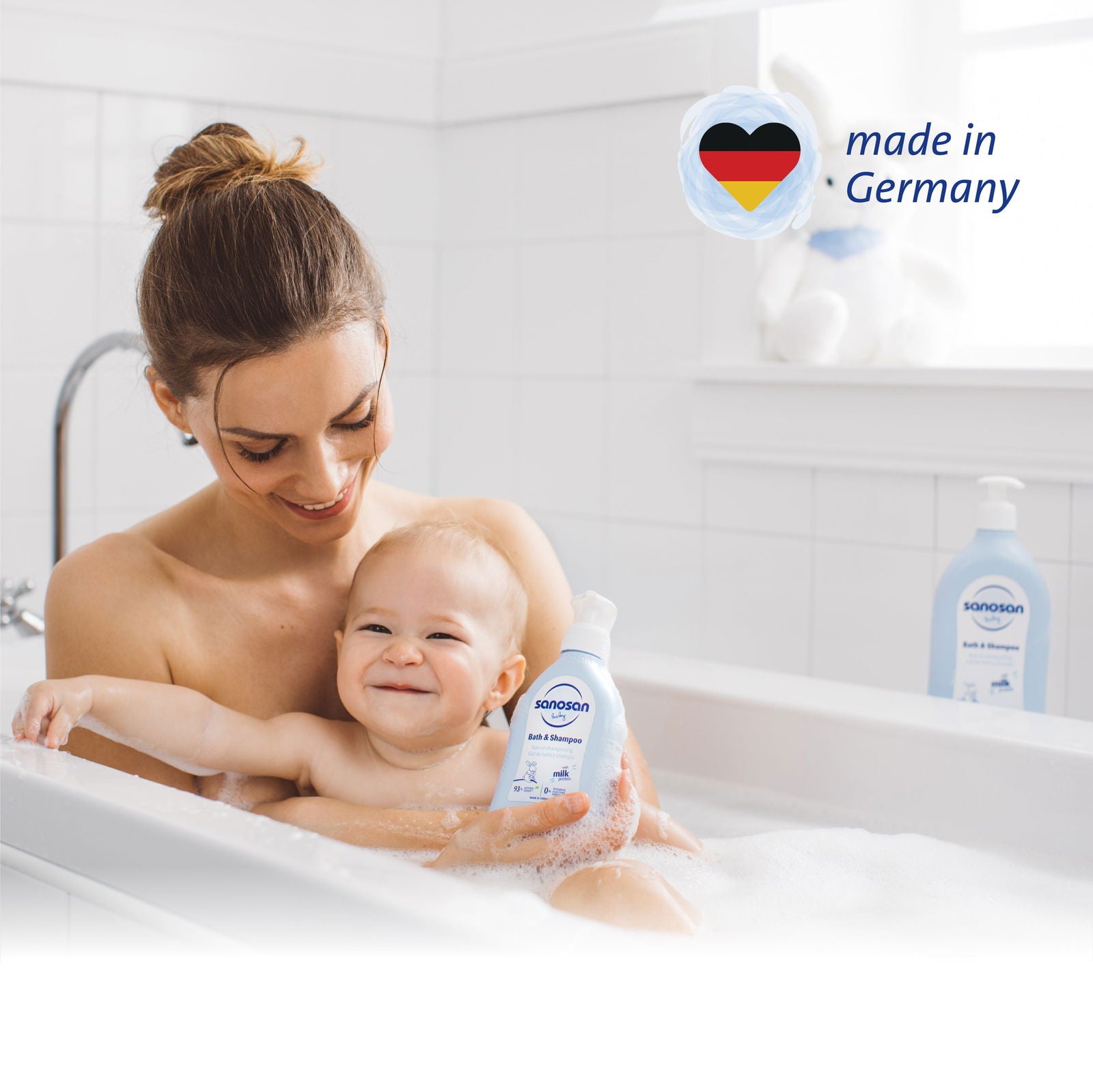 Sanosan Baby Bath and Shampoo - Sanosan Baby