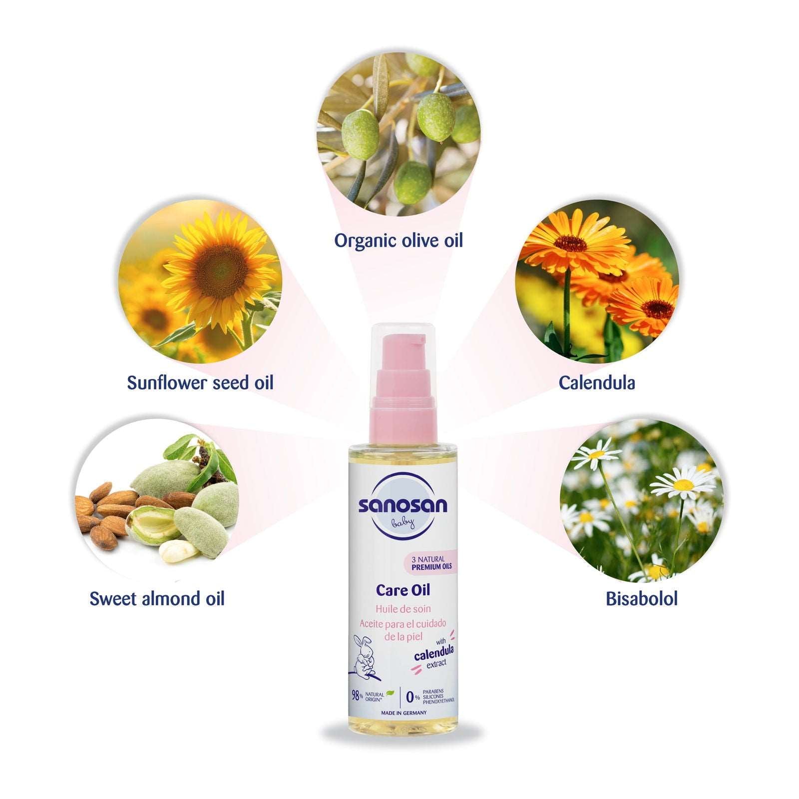 Sanosan Baby Care Oil, 100 ml - Sanosan Baby
