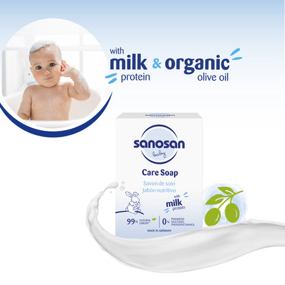 Sanosan Baby Care Soap, 100 gm
